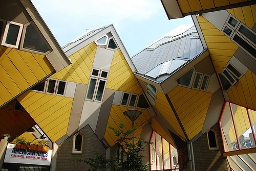 La maison Cubic à Rotterdam aux Pays-Bas