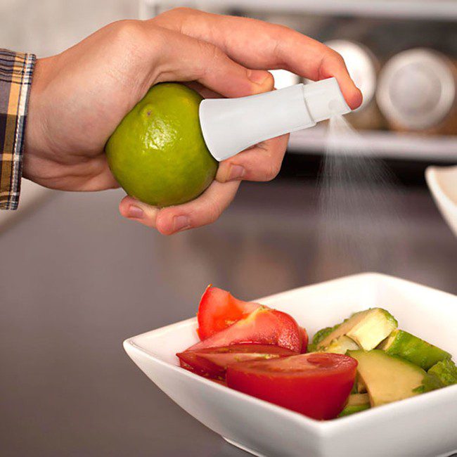 Citrus spritzer which you can plug directly into fruit