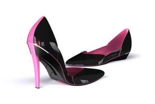 High heels which convert into flats