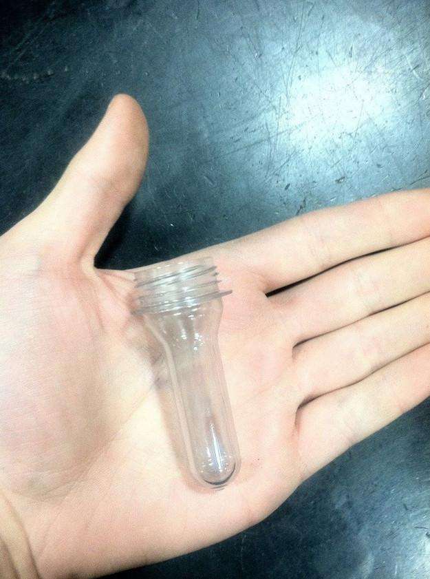 What a Liter Bottle of Soda Looks Like Before Compressed Air Is Added