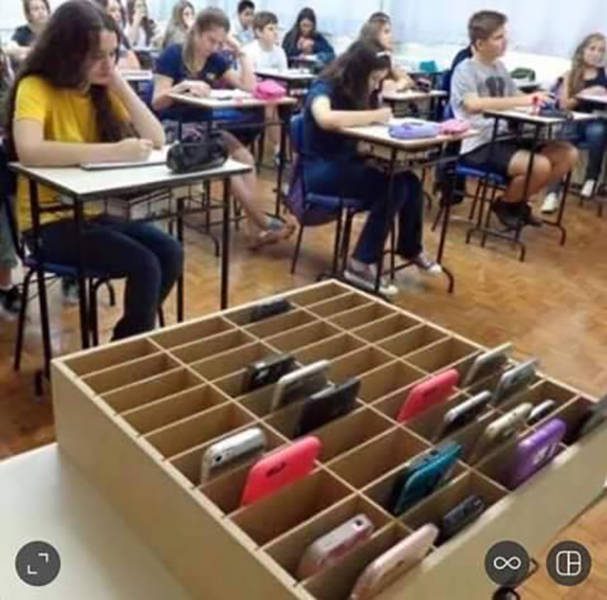 La solution contre le téléphone en classe