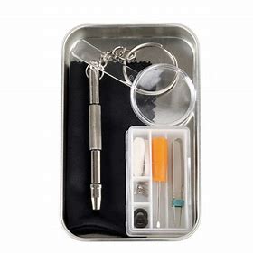 Kit De Réparation Lunettes 1310 Pièces - Vis, Plaquettes Nez, Tournevis, Pince - Pour Lunettes Et Montres