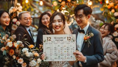 Comment organiser le jeu des 12 mois de mariage : règles et conseils