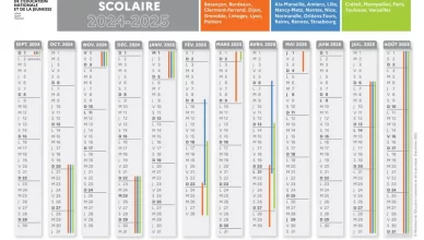 calendrier vacances scolaire 2026-2025