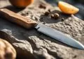 Aiguiser un couteau avec une pierre