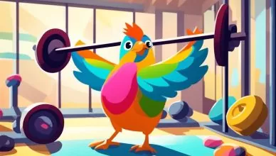 oiseau en musculation